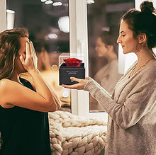 Load image into Gallery viewer, Preserved Rose with I Love You Necklace in 100 Languages, Jewelry Box Set, Romantic Real Rose, Birthdays Gifts, Immortal Roses, Valentines Day Gift, Mother'S Day, Fresh Roses. (Beige)