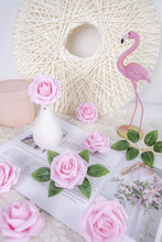 Load image into Gallery viewer, Lusiaflower 30PCS Pink Rose Flower Head Gift Box, Artificial Roses, Artificial Flowers, Foam Roses, Used for Wedding Bouquets, Party Decorations, Gifts, Real Touch